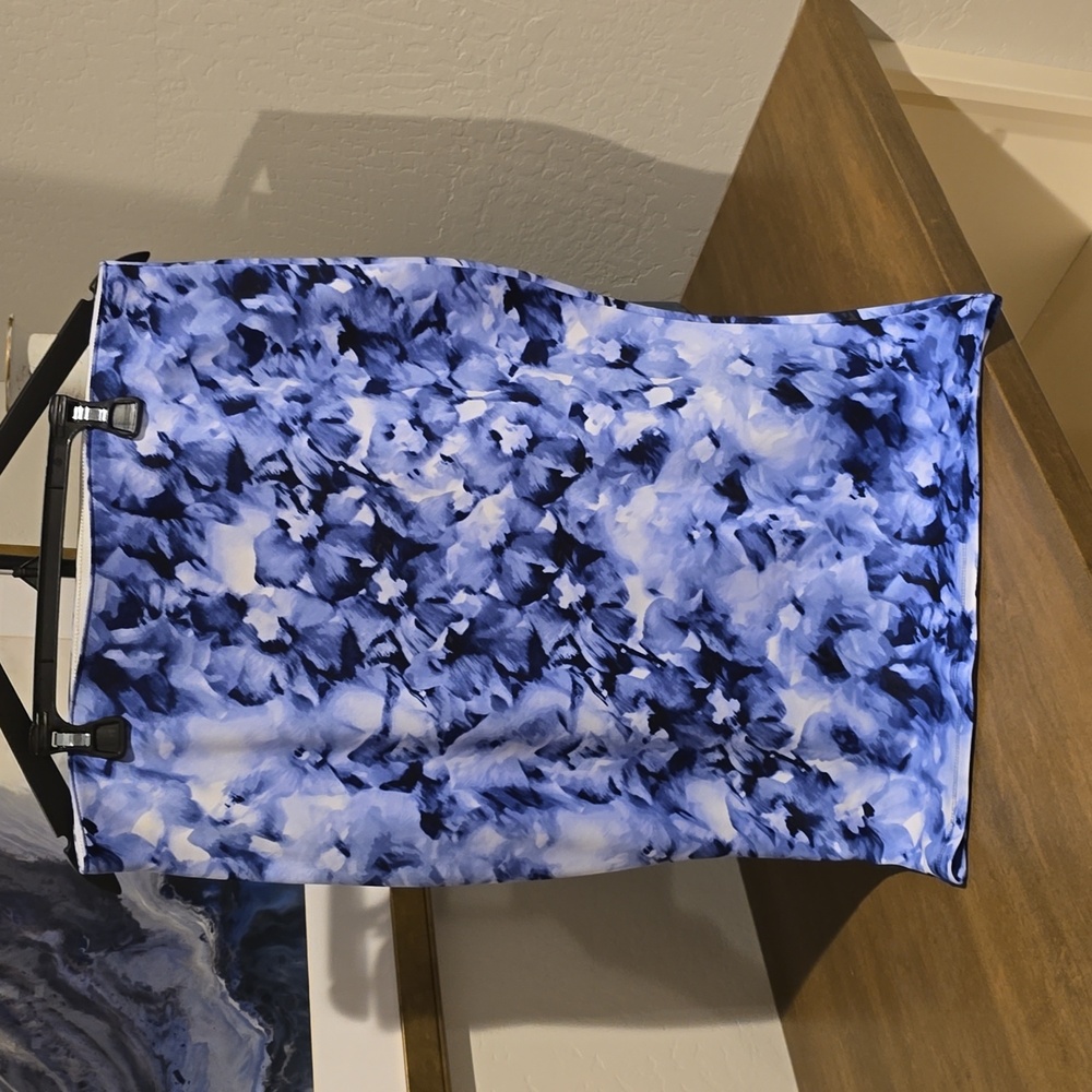 Apt 9Blue and White Floral Skirt